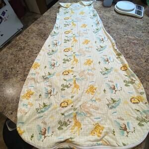 Baby In A Bag Sleep Bag Sack 6-18M Unisex Size L Cotton Novelty Jungle Animals